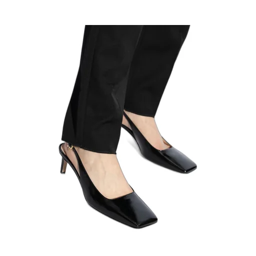 Square Toe Slingback Pumps