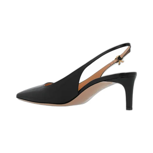 Square Toe Slingback Pumps