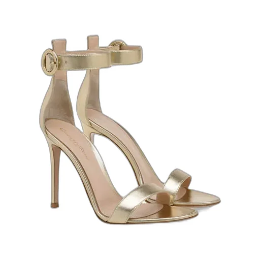 Portofino Buckle-Strapped Heeled Sandals