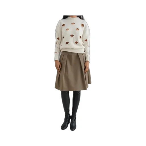 Dots Cut-Out Knitwear