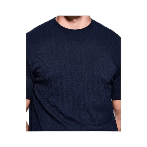 Short-Sleeved Crewneck Jumper