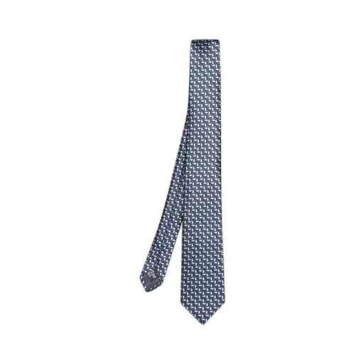 Micro Geometric Printed Tie