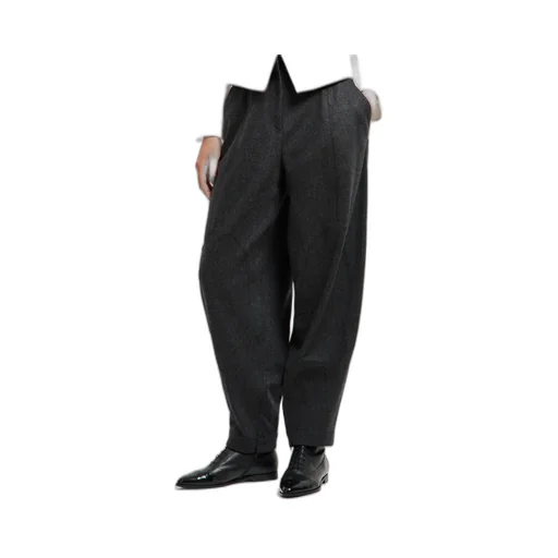High Waist Tapered Trousers