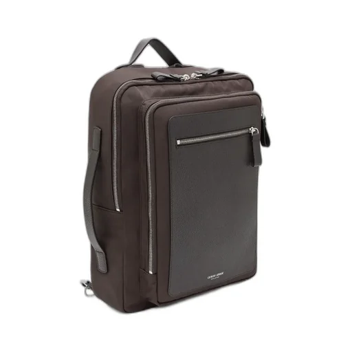Logo Printed Zipped Backpack