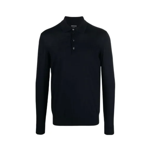 Long-Sleeved Polo Shirt