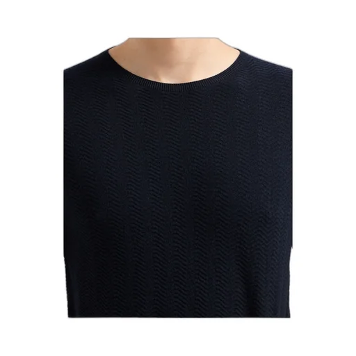 Chevron Virgin Wool Crew-Neck Jumper