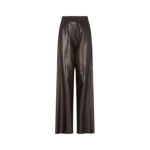 Elasticated Wide-Leg Trousers