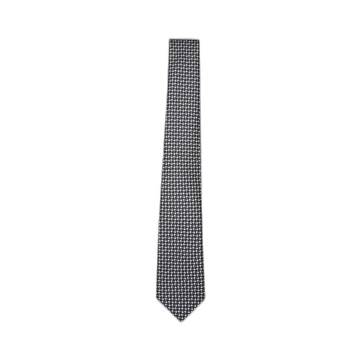 Geometric Patterned Pointed Tip Tie