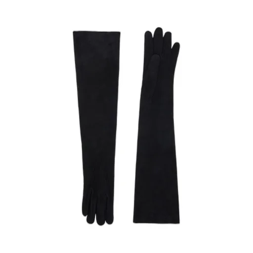 Long Suede Gloves