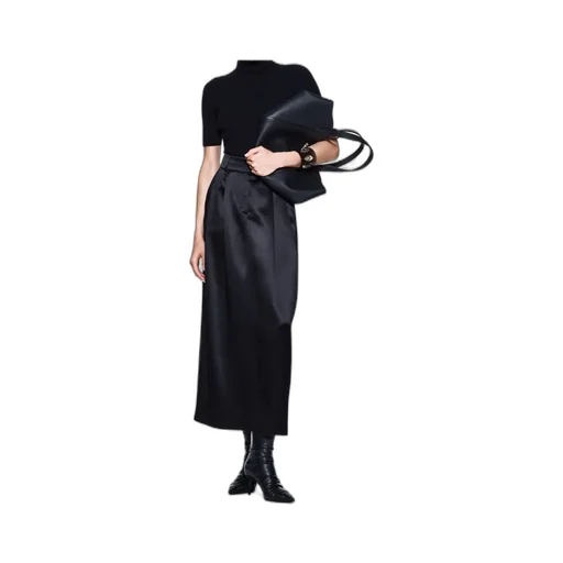 Ribbed Turtleneck Top