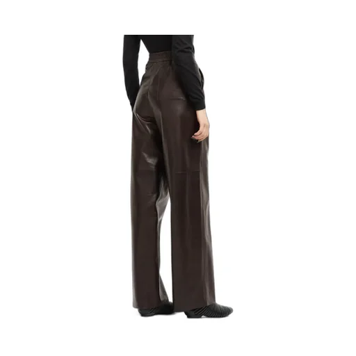 Elasticated Wide-Leg Trousers