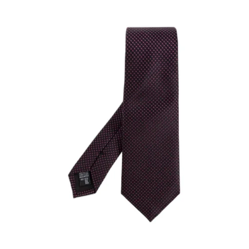 Micro-Pattern Silk Tie