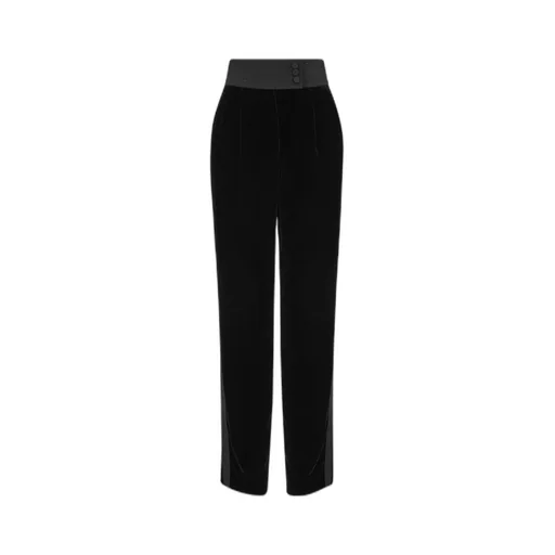 Velvet Finish Trousers