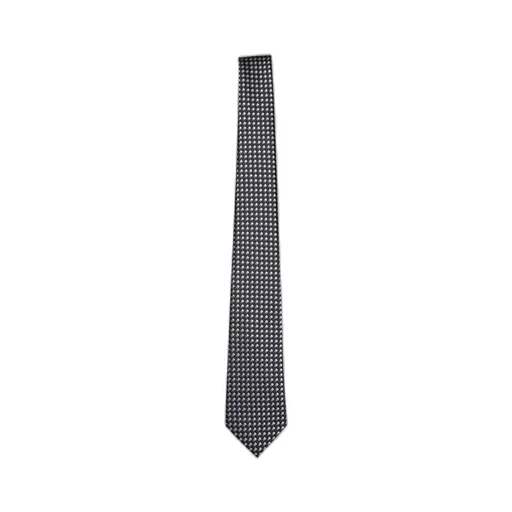 Geometric Patterned Pointed Tip Tie