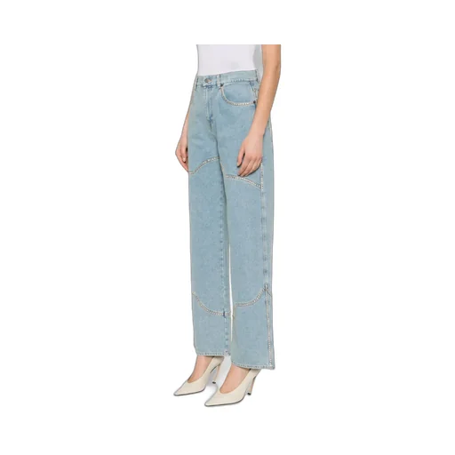 High-Rise Straight-Leg Jeans