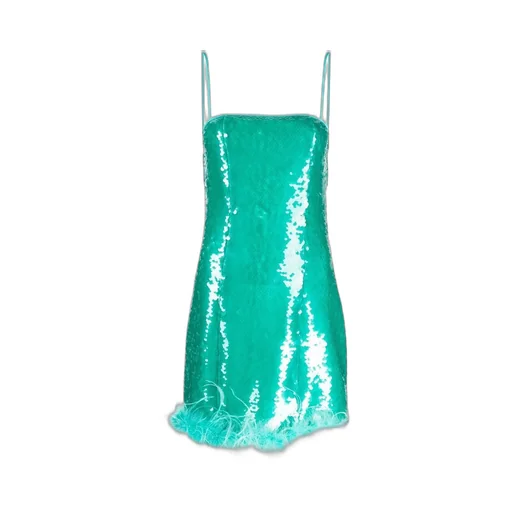 Sequin Embellished Sleeveless Dress