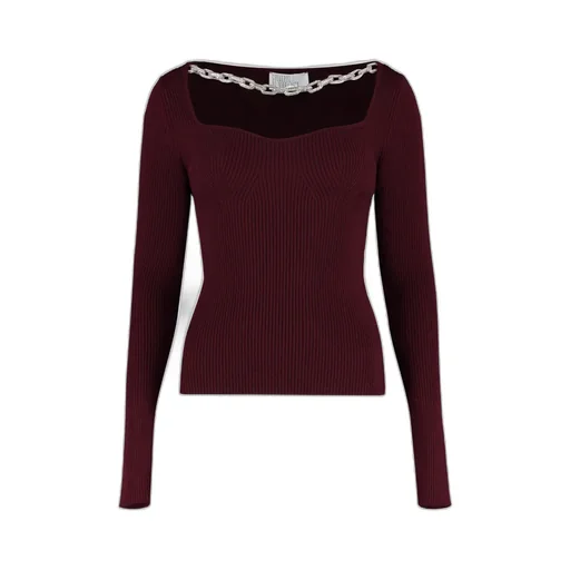 Chain-Detail Knitwear