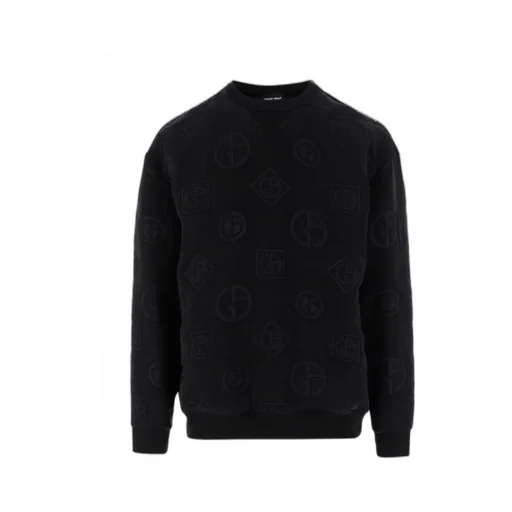 Embroidered Logo Crew-Neck Sweatshirt