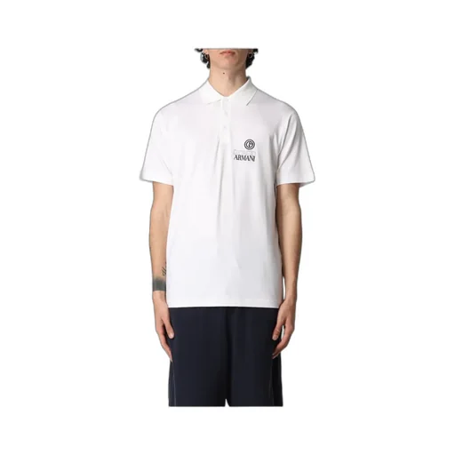 Embroidered-Logo Short-Sleeved Polo Shirt