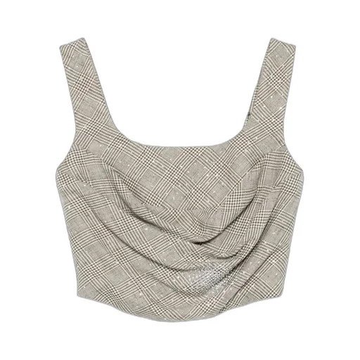 Strass Bustier Top