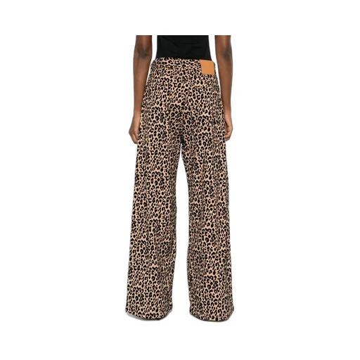 Leopard-Print Jeans