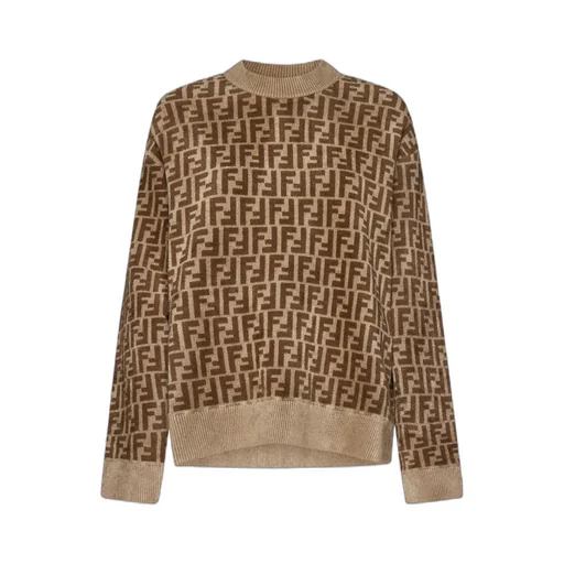 Ff Pattern Crewneck Jumper
