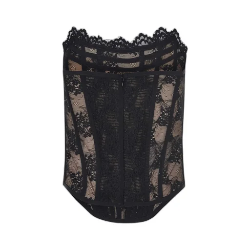 Lace Strapless Top