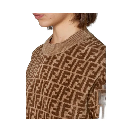 Ff Pattern Crewneck Jumper
