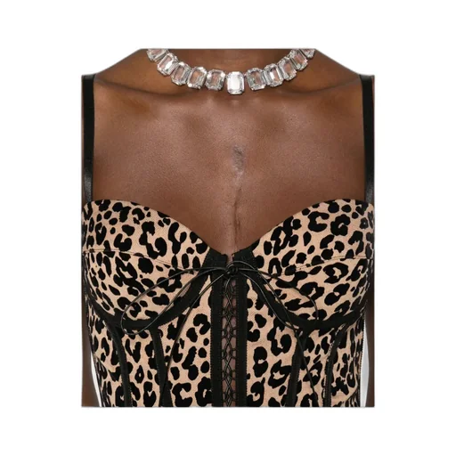 Printed Corset Top