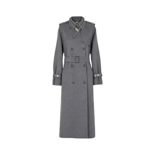 Straight-Cut Trench Coat