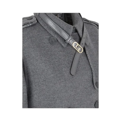 Straight-Cut Trench Coat