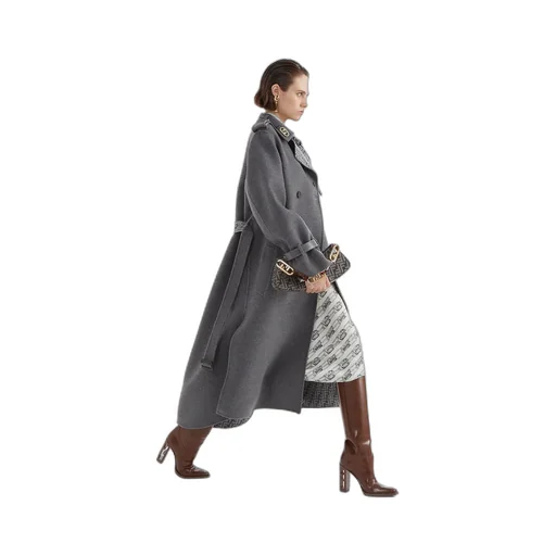 Straight-Cut Trench Coat