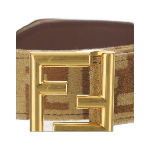 Logo Plaque Monogram Buckle Belt