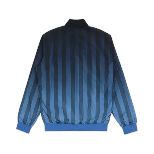 Striped Zipper Casual Jacket
