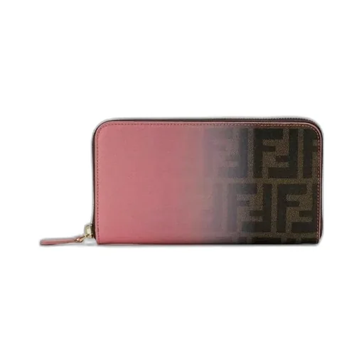 Zippered Logo Wallet