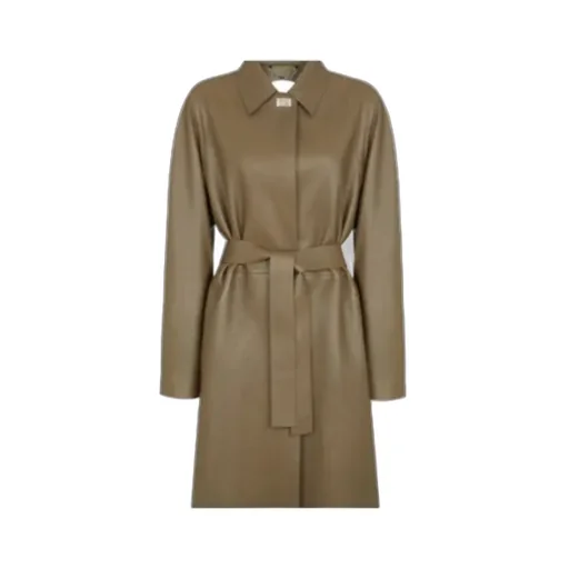Leather Overcoat
