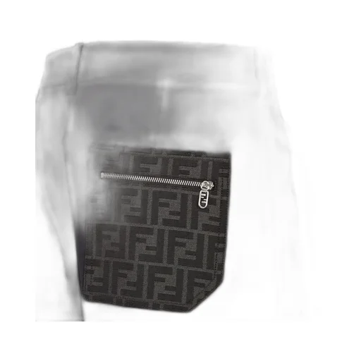 Ff Motif Cigarette Trousers