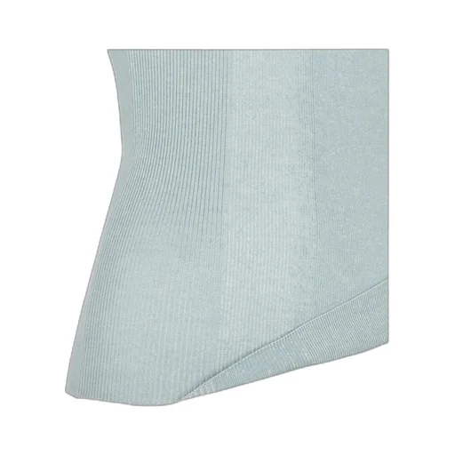 Asymmetric-Hem Ribbed-Knit Top