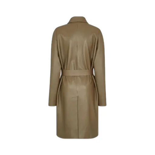 Leather Overcoat