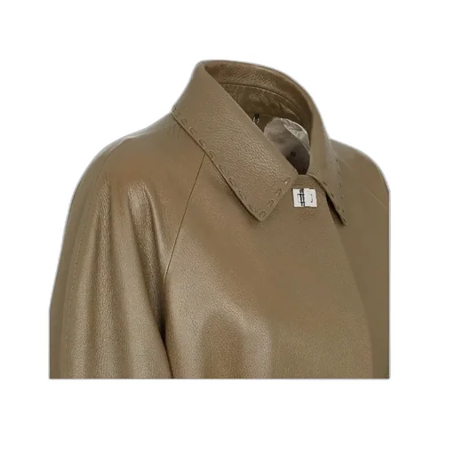 Leather Overcoat