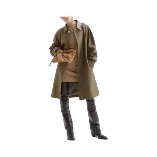 Leather Overcoat