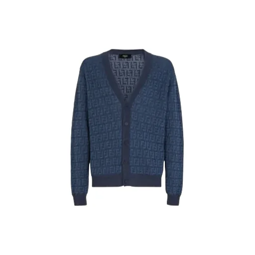 Ff Motif Regular Fit Cardigan