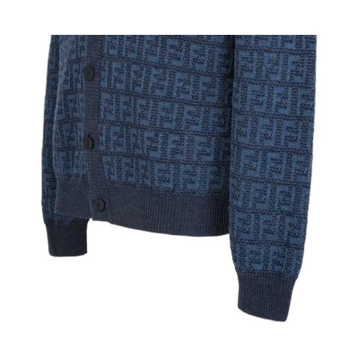 Ff Motif Regular Fit Cardigan