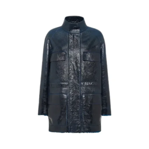 Long Sleeved High-Neck Jacket