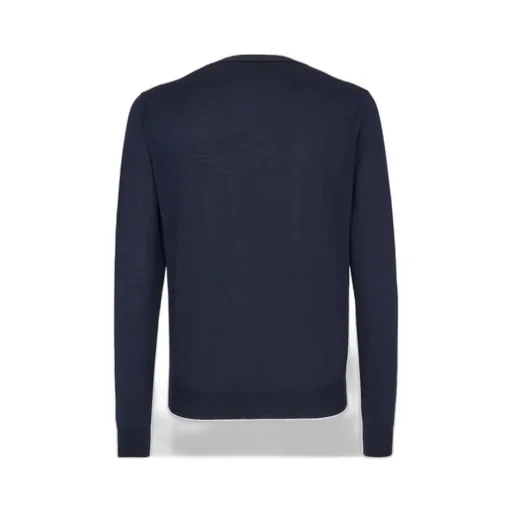 Ff Embossed V-Neck Buttoned Cardigan