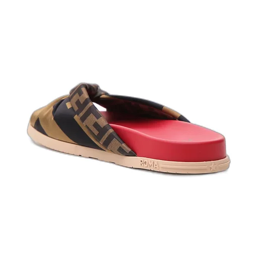 Silk Cross Slippers