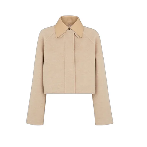Ff Printed Reversible Cropped Jacket