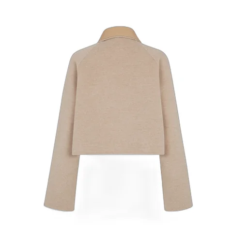 Ff Printed Reversible Cropped Jacket