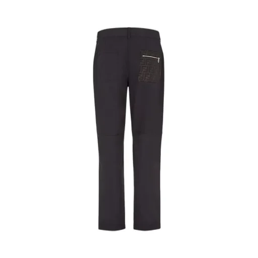 Ff Motif Cigarette Trousers