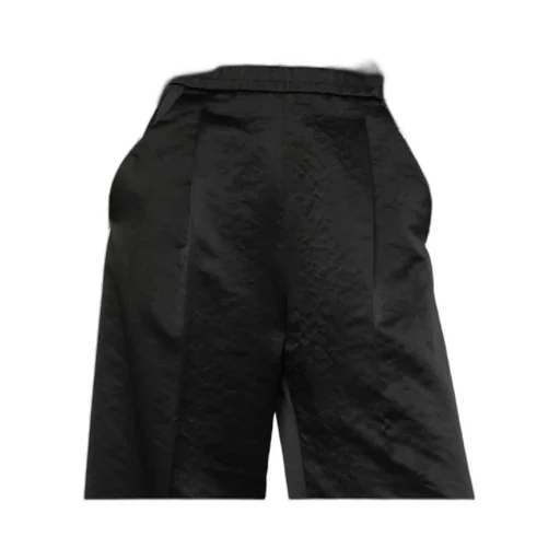 Pleated Cupro Trousers
